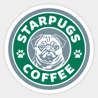 Starpugs Coffee Dog Parent Coffee Addict Sticker